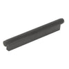 BRIGHTON 160MM SOLID BRASS KNURLED PULL HANDLE MATT BLACK in Matt Black