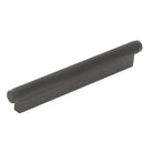 Momo Brighton cabinet pull handle in black finish, featuring a sleek and modern design for kitchen or furniture cabinetry.