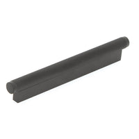 Momo Brighton cabinet pull handle in black finish, featuring a sleek and modern design for kitchen or furniture cabinetry.