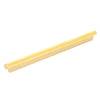 BRIGHTON 320MM SOLID BRASS KNURLED PULL HANDLE BRUSHED SATIN BRASS in Brushed Satin Brass