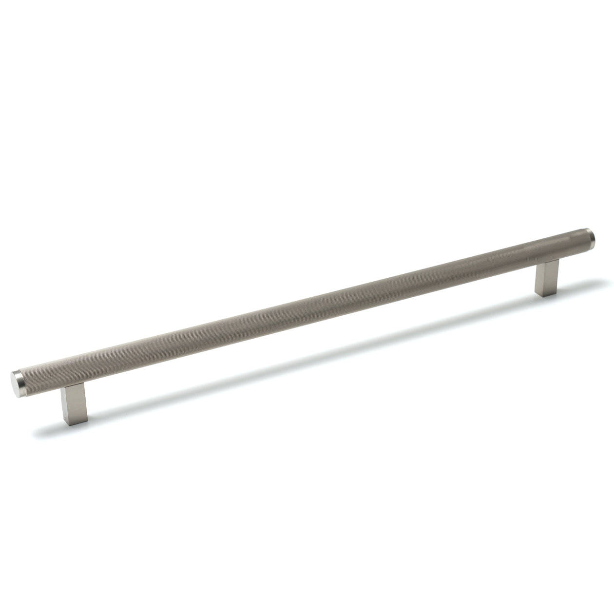 Momo BELLEVUE lined appliance pull handle in dark bronze finish with decorative detailing, designed for kitchen appliances.
