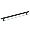 BELLEVUE 416MM SOLID BRASS LINED APPLIANCE PULL MATT BLACK in Matt Black