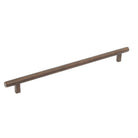 Momo Bellevue plain appliance pull handle in bronze finish, featuring a sleek and minimalist design for kitchen cabinets.