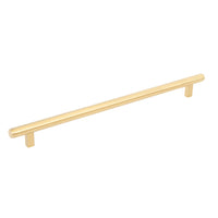 Momo Bellevue plain appliance pull in black finish, featuring a sleek, modern handle for kitchen or appliance cabinetry.