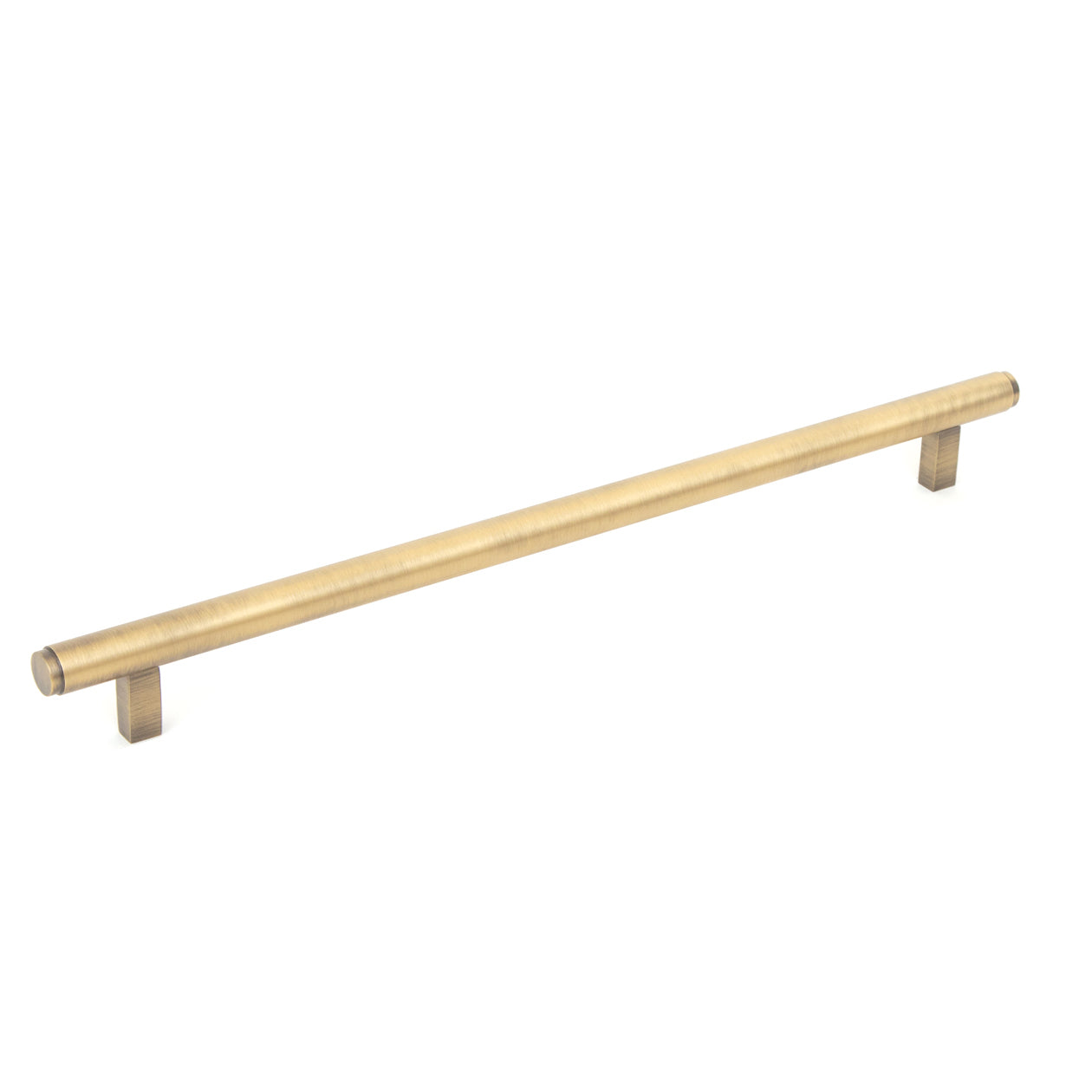 Momo BELLEVUE Plain Appliance Pull in dark bronze finish, showing sleek, minimalist design with smooth surface and rounded edges.