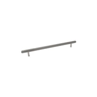 Momo Bellevue 496mm back-to-back lined entry pull handle, showing polished metal finish and mounting details.