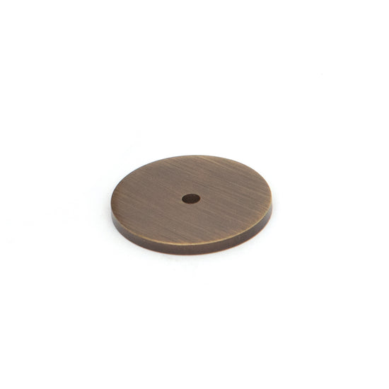 BELLEVUE 35MM SOLID BRASS PLAIN BACKPLATE BRONZE in Bronze