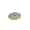 BELLEVUE 35MM SOLID BRASS PLAIN BACKPLATE DARK BRUSHED BRASS in Dark Brushed Brass