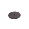BELLEVUE 35MM SOLID BRASS PLAIN BACKPLATE MATT BLACK in Matt Black