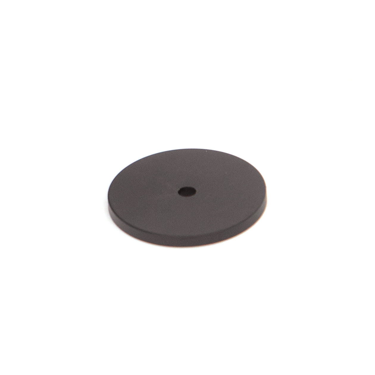 Momo Bellevue backplate for cabinet knob, featuring brushed metal finish and decorative design for kitchen or furniture hardware.