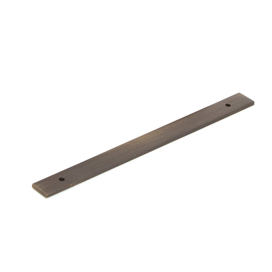 BELLEVUE 160MM SOLID BRASS PLAIN BACKPLATE BRONZE in Bronze