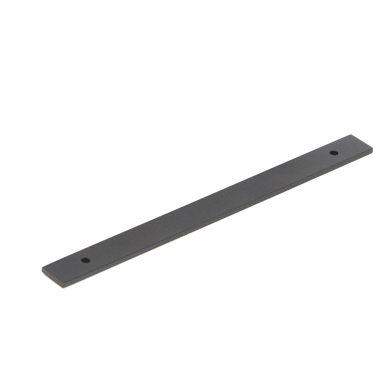 BELLEVUE 160MM SOLID BRASS PLAIN BACKPLATE MATT BLACK in Matt Black