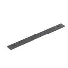 BELLEVUE 160MM SOLID BRASS PLAIN BACKPLATE MATT BLACK in Matt Black