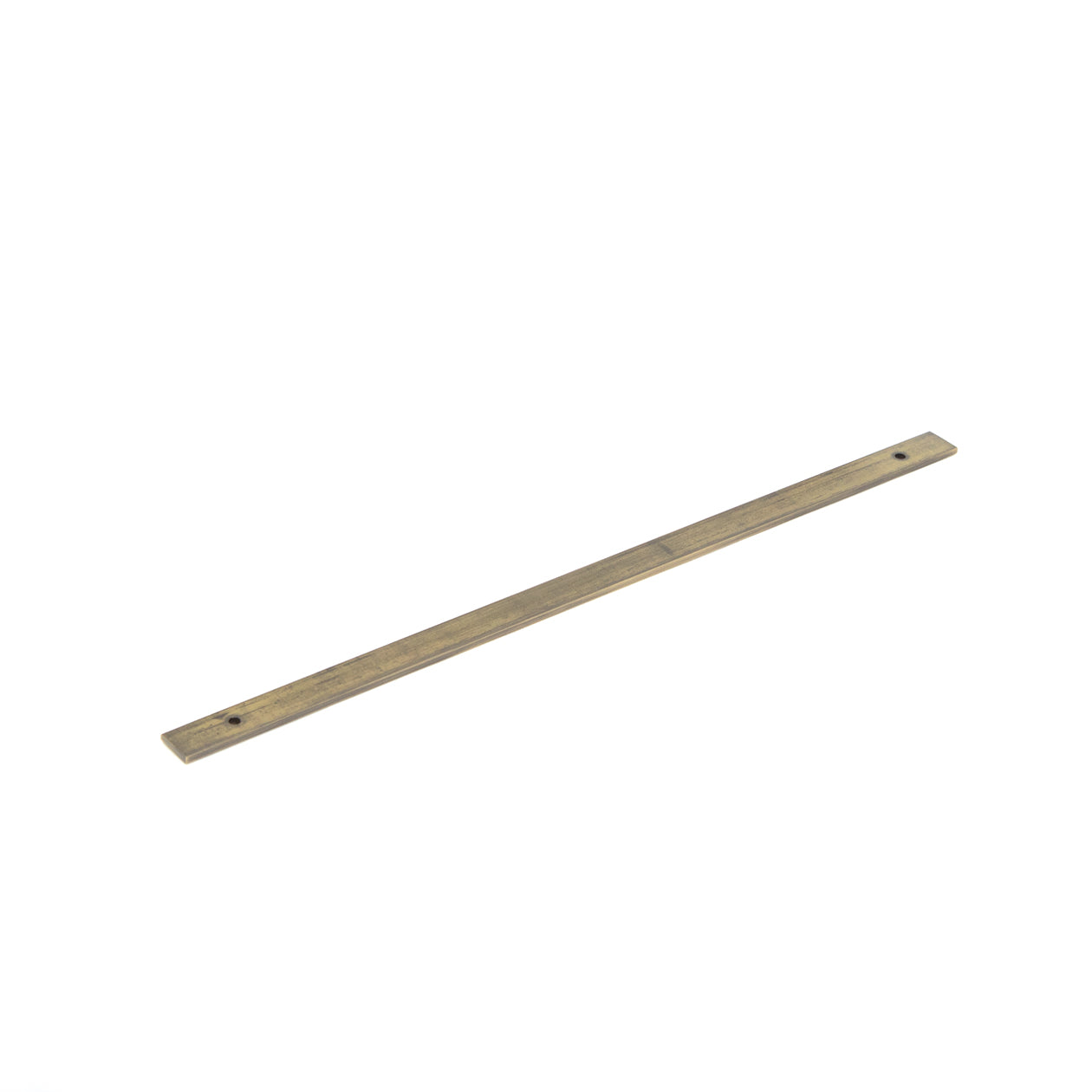 Momo BELLEVUE plain backplate for cabinet pull handle, showing a sleek, rectangular metal plate with a brushed finish.