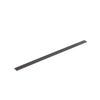 BELLEVUE 320MM SOLID BRASS PLAIN BACKPLATE MATT BLACK in Matt Black