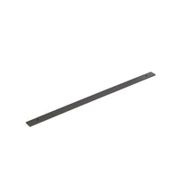 Momo Bellevue plain backplate for cabinet pull handle, showing a sleek, rectangular metal plate with a smooth finish.