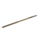 Momo BELLEVUE plain backplate for appliance pull handle, showing a sleek, dark bronze finish with smooth, rounded edges.