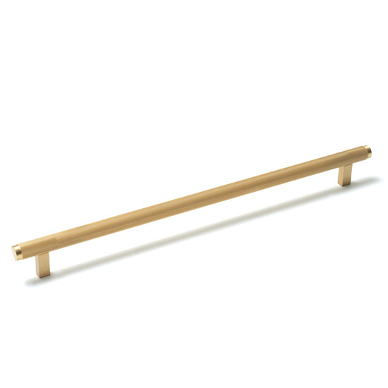 BELLEVUE 320MM SOLID BRASS LINED BAR PULL BRUSHED SATIN BRASS in Brushed Satin Brass