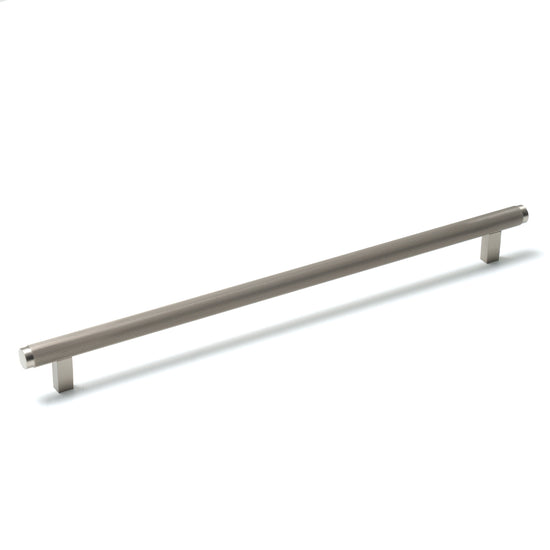 BELLEVUE 320MM SOLID BRASS LINED BAR PULL DULL BRUSHED NICKEL in Dull Brushed Nickel