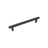 MOMO BELLEVUE 160MM SOLID BRASS PLAIN BAR PULL GUNMETAL in Gun Metal