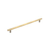 BELLEVUE 320MM SOLID BRASS PLAIN BAR PULL DARK BRUSHED BRASS in Dark Brushed Brass