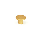 Momo COMO cabinet knob in brushed bronze finish, featuring a sleek round design for modern furniture hardware.