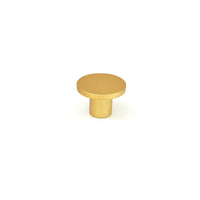 Momo COMO cabinet knob in brushed bronze finish, featuring a sleek round design for modern furniture hardware.