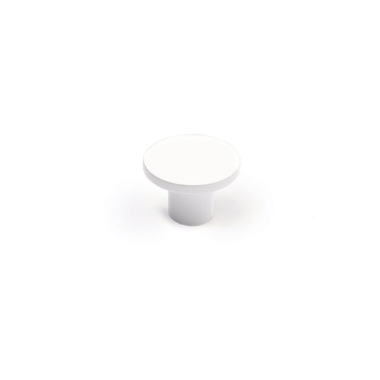 MOMO COMO KNOB 26MM MATT WHITE in Matt White