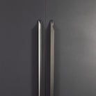 Momo CUTT cabinet pull handle in matte black finish with sleek modern design, ideal for kitchen or furniture drawer pulls