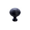 CATONA CONCENTRIC ROUND KNOB 32MM MATT BLACK in Matt Black