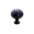 CATONA CONCENTRIC ROUND KNOB 32MM MATT BLACK in Matt Black