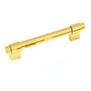 CASPER 128MM BAR HANDLE POLISHED GOLD in Polished Gold