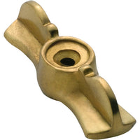 Cupboard Catch Butterfly Polished Brass L45mm in Polished Brass
