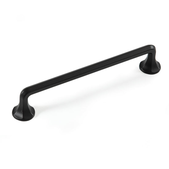 CASELLE D HANDLE 160MM MATT BLACK in Matt Black