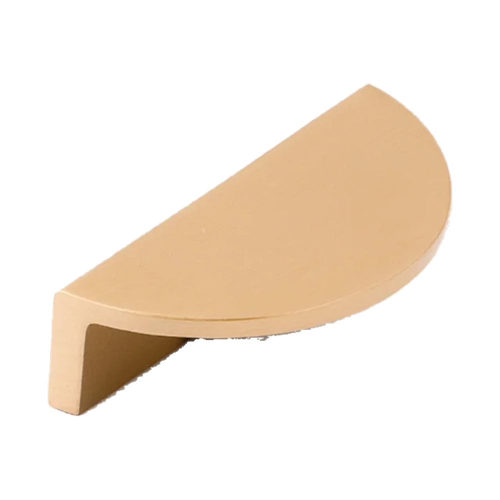 Cove Semi-Circle 90mm Pull in Brushed Brass