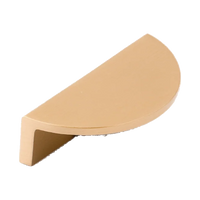 Cove Semi-Circle 90mm Pull in Brushed Brass
