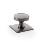 Hastings 38mm Knob on Backplate - Gunmetal PVD in Gun Metal PVD