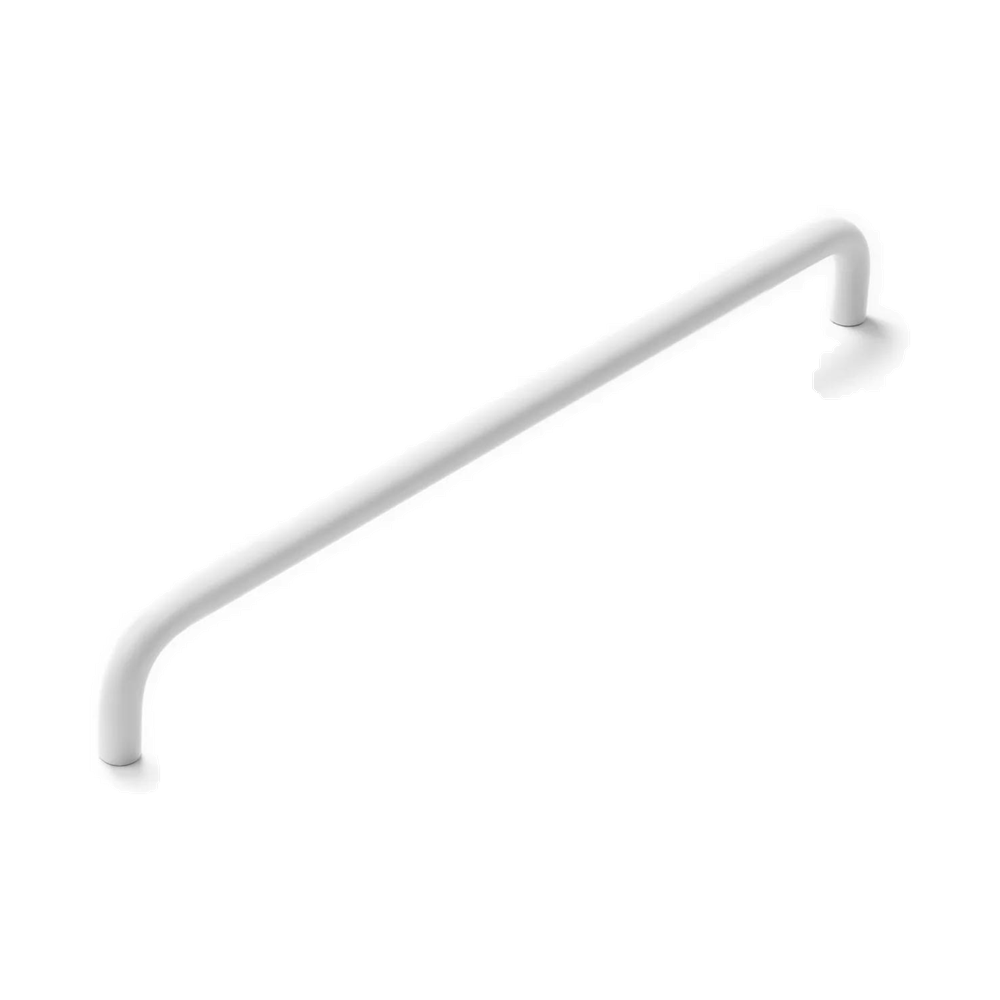 Castella Stream Appliance Pull Handle in brushed stainless steel, with sleek, modern design and smooth finish.