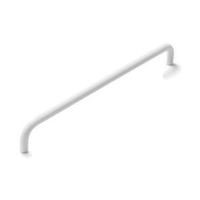 Castella Stream Appliance Pull Handle in brushed stainless steel, with sleek, modern design and smooth finish.