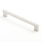 Castella Flute Cabinet Pull Handle in Satin Stainless