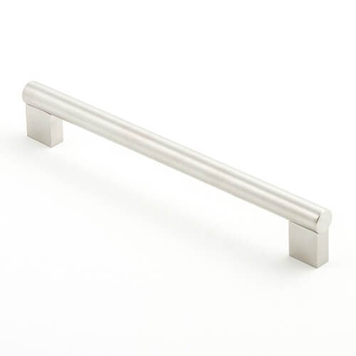 Castella Flute Cabinet Pull Handle in Satin Stainless