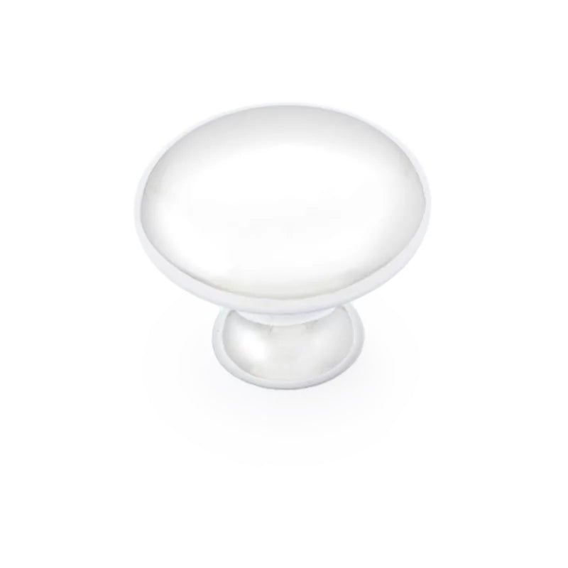 HERITAGE Shaker 30mm Plain Knob - Chrome Plated in Chrome Plated