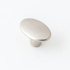 Castella Century Oval Cabinet Knob in Satin Nickel