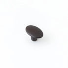 Century 37mm Oval Knob in Antique Black
