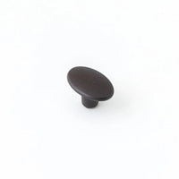 Century 37mm Oval Knob in Antique Black