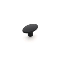 Century 37mm Oval Knob in Matt Black