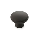 NOSTALGIA Century 30mm Round Knob - Matt Black in Matt Black