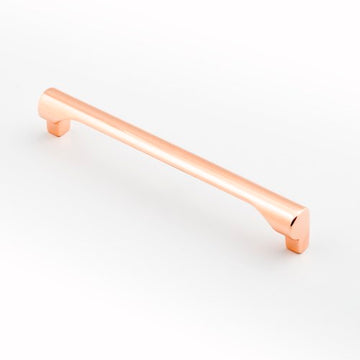 Castella Terrace Cabinet Pull Handle in Bright Copper