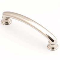 Decade 102mm Ridged Pull Handle in Polished Nickel