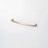 Decade 222mm Ridged Pull Handle in Brushed Nickel